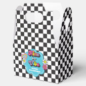 Neon 90s Retro Nine viert zijn negende verjaardag Bedankdoosjes (Geopend)