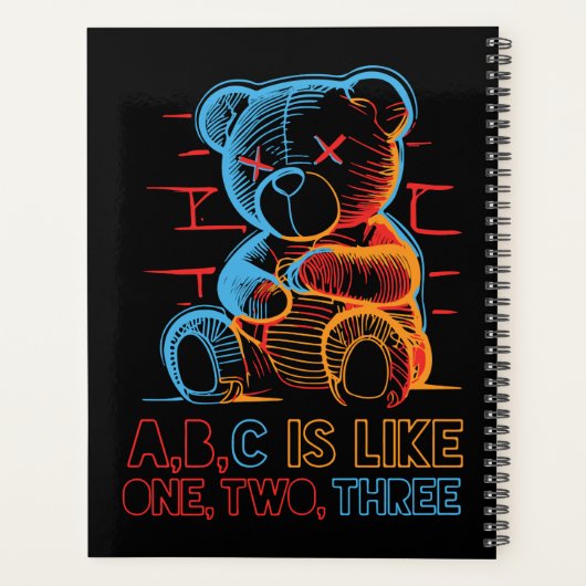Neon ABC Teddy Bear (Dos)