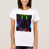 Neon Abstract Design - Bold Eye-Catching Art T-shirt (Voorkant)