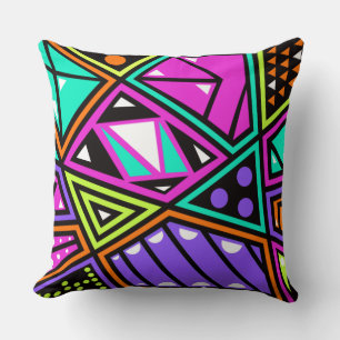 neon abstract kussen