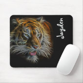 Neon Abstract TigerHead Muismat (Met muis)