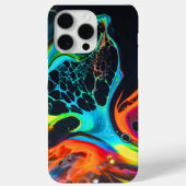 Neon Abstracte Fluid Art Telefoonhoes Case-Mate iPhone Case (Achterkant)