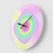 neon abstracte trippy klok (Hoek)