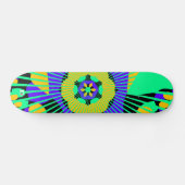 Neon Abstrait Dd Marque Skateboard (Horz)