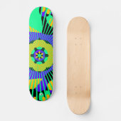 Neon Abstrait Dd Marque Skateboard (Recto)