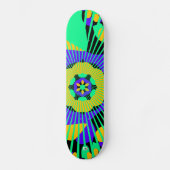 Neon Abstrait Dd Marque Skateboard (Recto)