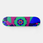 Neon Abstrait Dd Marque Skateboard (Horz)