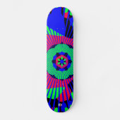 Neon Abstrait Dd Marque Skateboard (Recto)