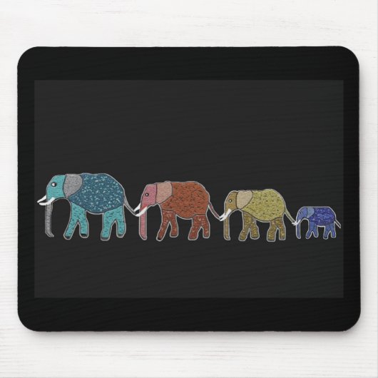 Neon African Elephant Walk Muismat (Voorkant)