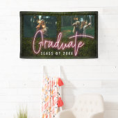 Neon Afstuderen Klasse 2 Fotogradatie Partij Spandoek (Insitu)