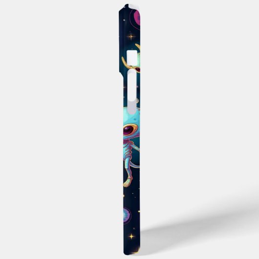 Neon Alien Creatures iPhone/iPad Case  (Achterkant / Links)