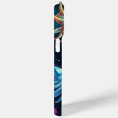Neon Alien Creatures iPhone/iPad Case  (Achterkant / Rechts)