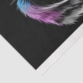 Neon Alsation met hoofdtelefoon Tissue Paper Tissuepapier (Detail)