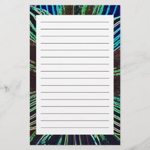 Neon Amaryllis Briefpapier