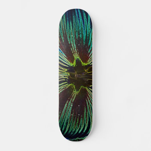 Neon Amaryllis Skateboard (Voorkant)