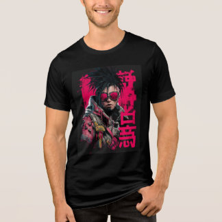 Neon Anarchie: Cyber-Punk-straatmode voor de massa Tri-Blend Shirt