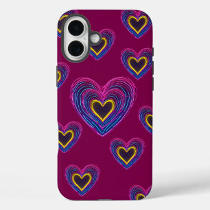 Neon anatomisch hart iPhone / iPad hoesje