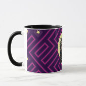 Neon Andean Pattern Jesus Christ Mug - Taza Cristo (Gauche)