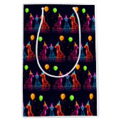 Neon Animal Theme Wrap Medium Cadeauzakje (Voorkant)