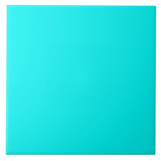 Neon Aqua Tegeltje (Voorkant)