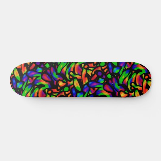 Neon Art Skateboard (Horizontaal)