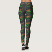 Neon Asian Neondle Bowl Patroon Leggings (Achterkant)