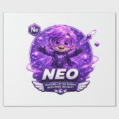 Neon ATOMIVRA Cadeaupapier (Vlak)