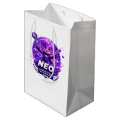 Neon ATOMIVRA Medium Cadeauzakje (Achterkant Gekanteld)