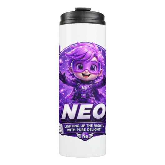 Neon ATOMIVRA Thermosbeker (Voorkant)