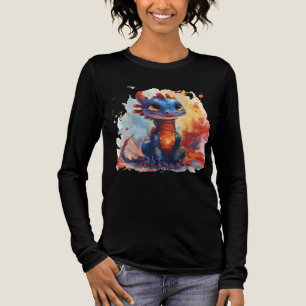 Neon Baby Dinosaur Glow - Stralende en Schattigee Tri-Blend Shirt
