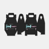 Neon Bachelorette katerkit favorbox Bedankdoosjes (Uitgevouwen)