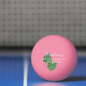 Neon Bachelorette Strandspellen Roze Pingpongballen (Net)