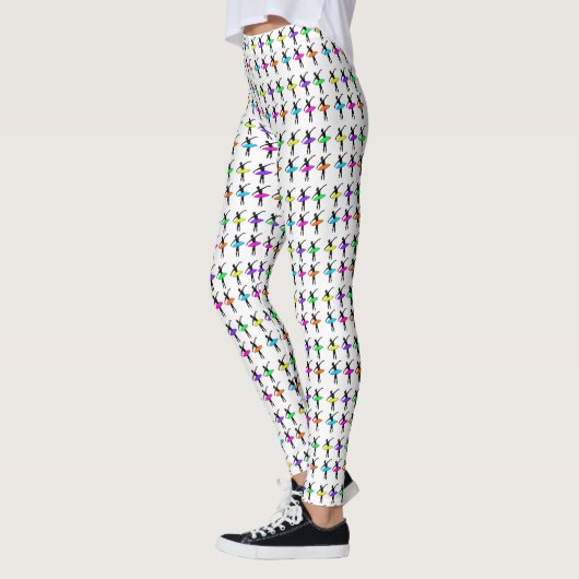 Neon Ballerinas Danse de ballet Danseuse Leggings (Gauche)