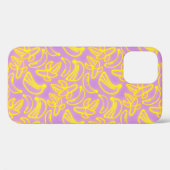 Neon Bananas Coque rose-Mate coque iphone (Verso (horizontal))