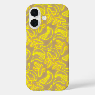 Neon Bananas tan iPhone 16 Hoesje