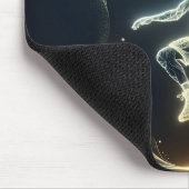 Neon basketbalspeler muismat (Hoek)