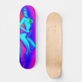 Neon Beach Bikini Skateboard (Voorkant)