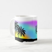 Neon Beach Skies in het sleutelwesten Koffiemok (Voorkant links)