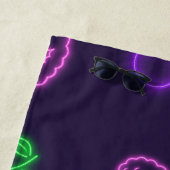 Neon Bespatroon Strandhanddoek Strandlaken (In situ)