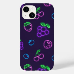 Neon-bessenpatroon iPhone 14-hoesje Case-Mate iPhone 14 Hoesje
