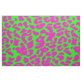 Neon Big Cat Print Stof (Yard (91,4 cm))