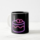 Neon birthday mug (Devant gauche)