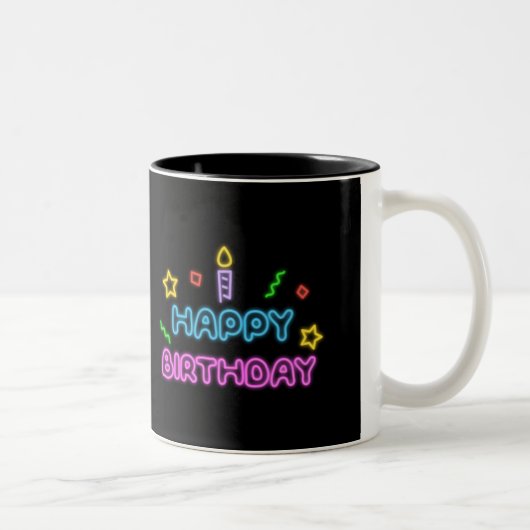 Neon birthday mug (Droit)