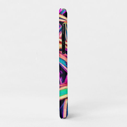 Neon blad patronen onthuld Case-Mate iPhone case (Achterkant/links)