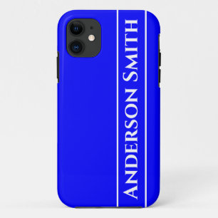 Neon Blauw Stevige Kleur iPhone 11 Hoesje