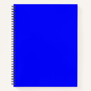 Neon Blauw Stevige Kleur Notitieboek
