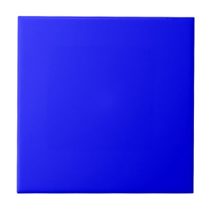Neon Blauw Stevige Kleur Tegeltje