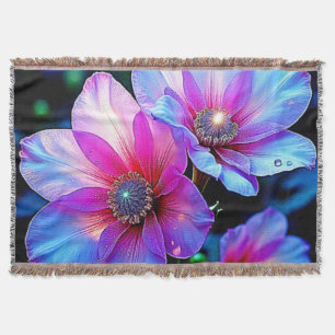 Neon Bloom Magic Glow Design Deken