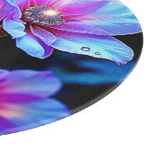Neon Bloom Magic Glow Design Snijplank (Hoek)