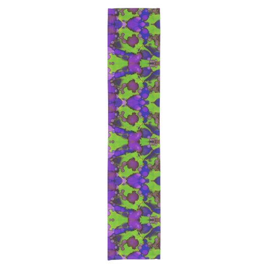 Neon Bloomstorm Korte Tafelloper (Voorkant)